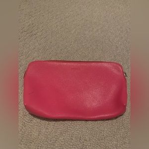 Furla pink clutch/makeup purse